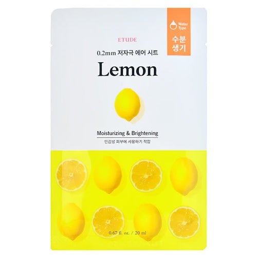 ETUDE HOUSE Therapy Air Mask Lemon Hydrating 20ml Mask 1