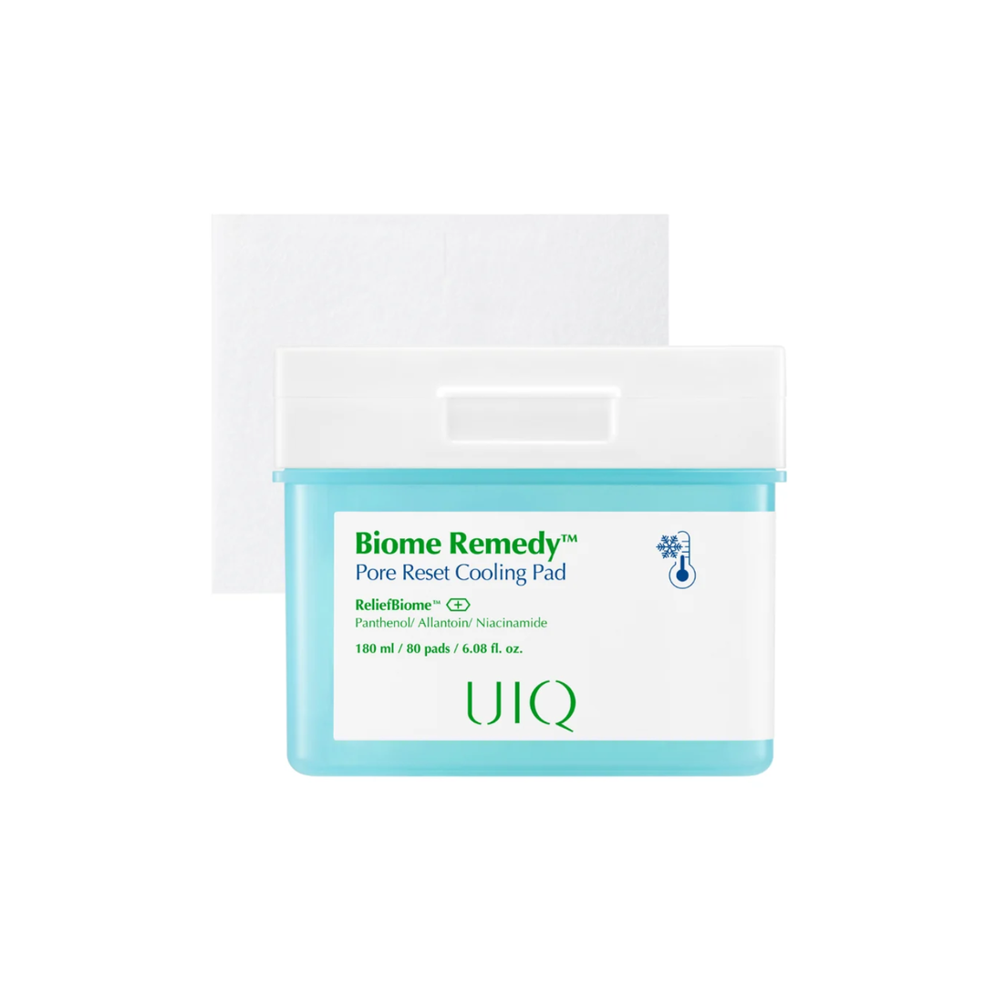 UIQ Biome Remedy™ Pore Reset Cooling Pad 80 pads SKIN CARE, Toners, Toner Pads