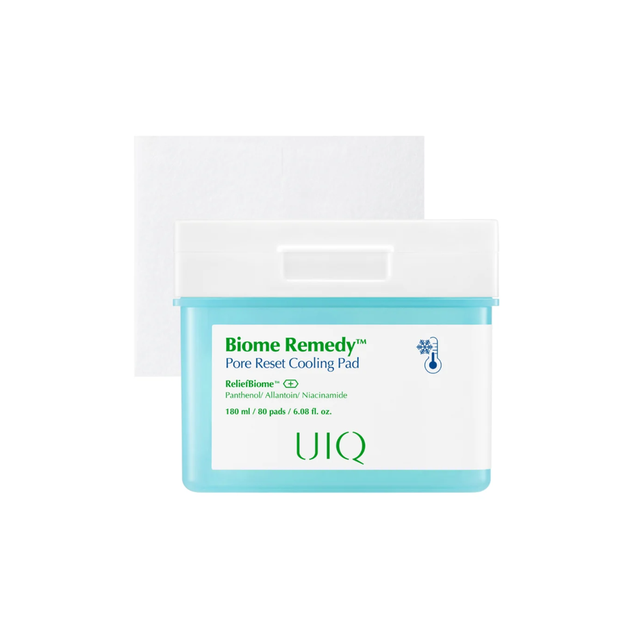 UIQ Biome Remedy™ Pore Reset Cooling Pad 80 pads SKIN CARE, Toners, Toner Pads