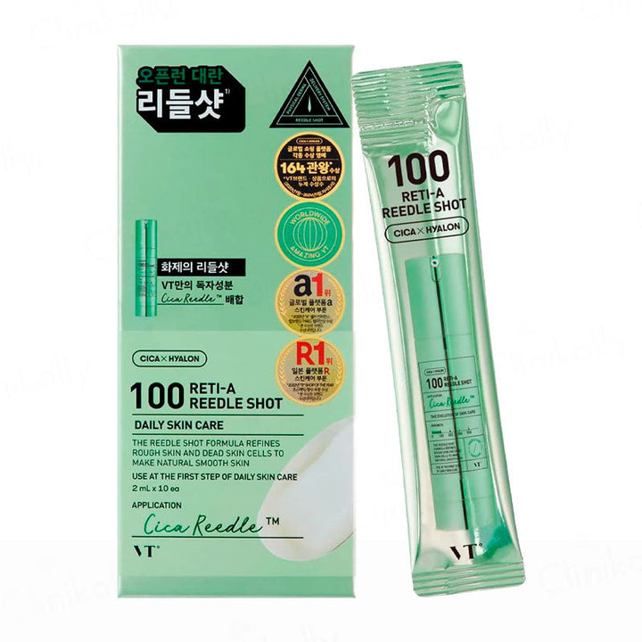 VT Cosmetics Reti-A Reedle Shot 100 Vitamin A Bakuchiol 2mlx10ea
