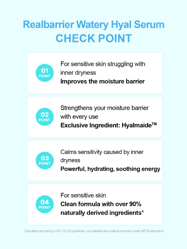 Real Barrier Watery Hyal Serum 50ml SKIN CARE, Treatments, Serum & Essence