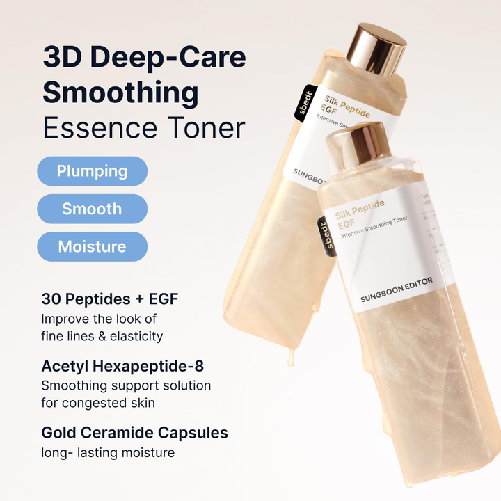 Sungboon Editor Silk Peptide EGF Intensive Smoothing Toner 30ml SKIN CARE, Toners