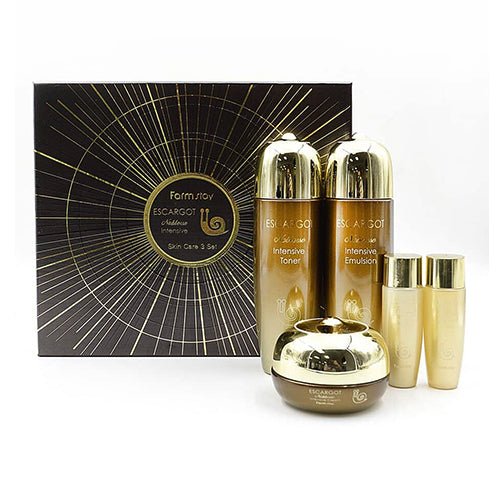 Farm Stay Escargot Noblesse Snail Mucin Intensive Care 3 Set Gift Set 1