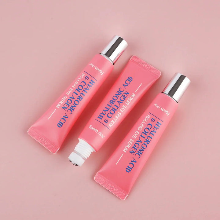 FARMSTAY Hyaluronic Acid & Collagen Rolling Eye Serum 25ml