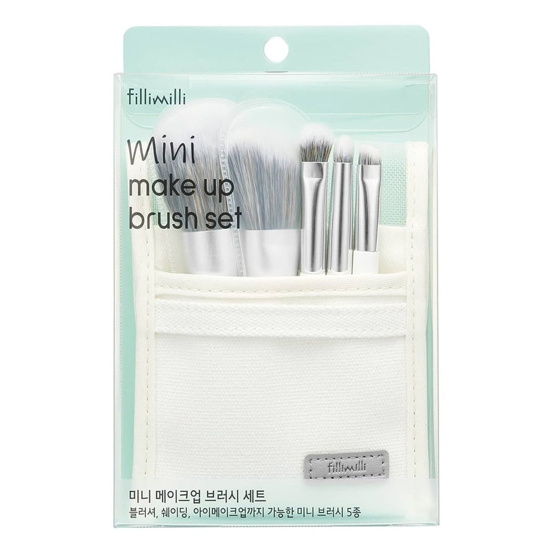 Fillimilli Mini Makeup Brush Set 5Pcs Health & Beauty oceanbuy beauty markham toronto free ship USA asian korean skincare