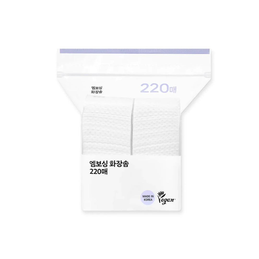 FILLIMILLI Embossing Cotton Puff (220pcs) 1