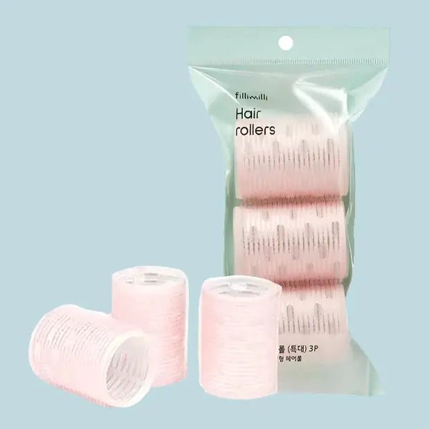 FILLIMILLI Hair Rollers Blue XL 3pcs Hair Tool 1