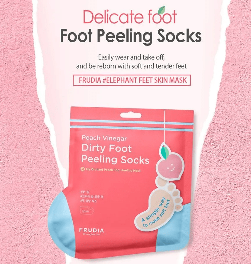 FRUDIA My Orchard Peach Foot Peeling Mask 1 Pair Health & Beauty oceanbuy beauty markham toronto free ship USA asian korean skincare