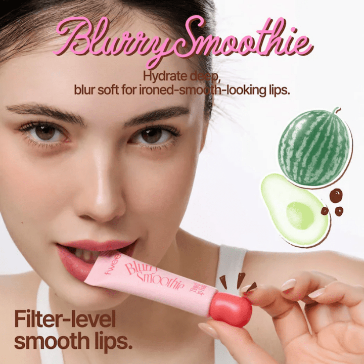 fwee Glowy Smoothie Tinted Lip Balm Glossy Shine 4.5g Lip Makeup 23