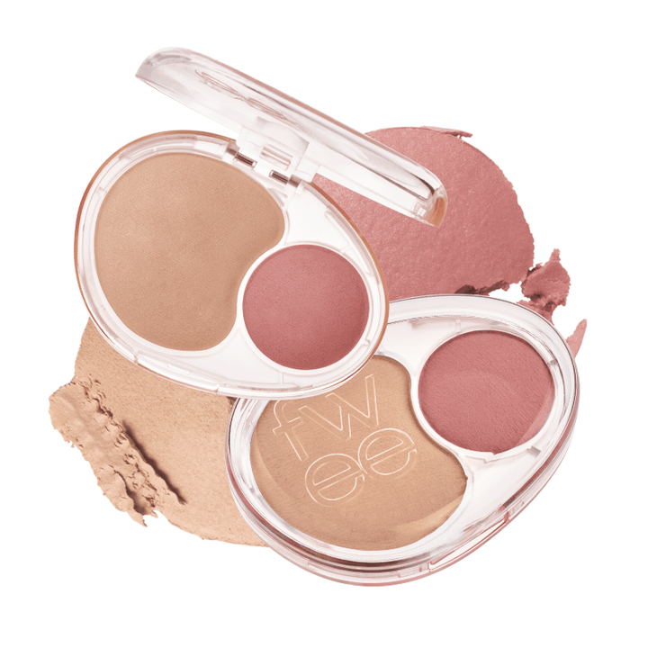 fwee Mellow Dual Blush Two-Tone Cheek Color 7.2g Base Makeup 7