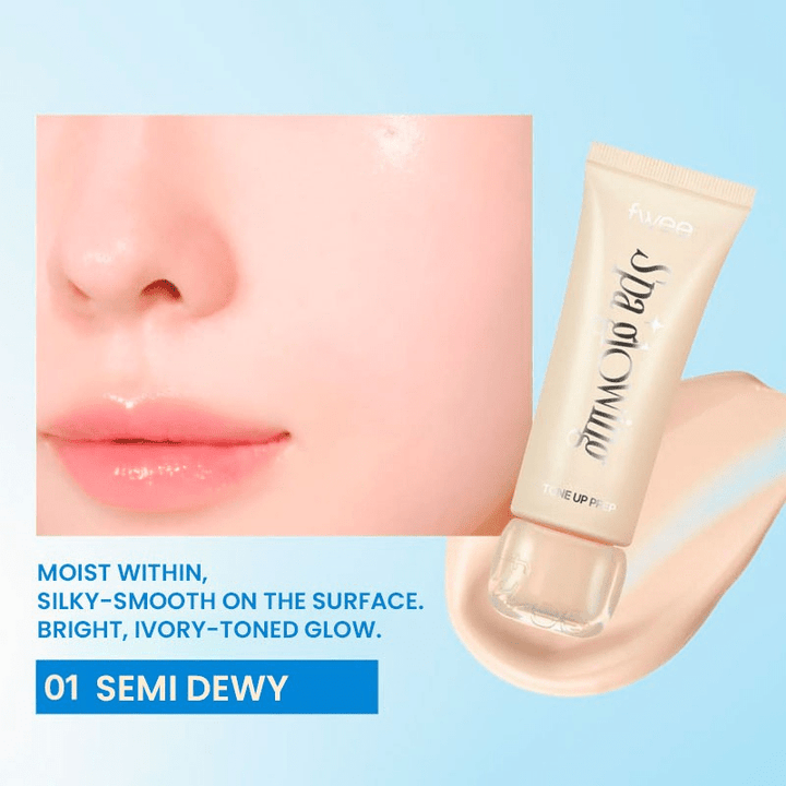 fwee Spa Glowing Tone-Up Prep 80g Radiant Finish Skincare 3