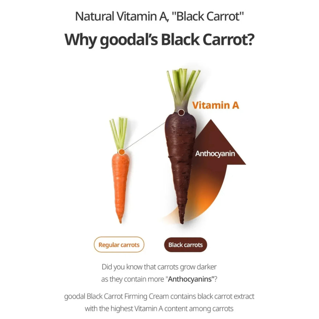 GOODAL Black Carrot Vita A Retinol Firming Cream 50ml Health & Beauty oceanbuy beauty markham toronto free ship USA asian korean skincare