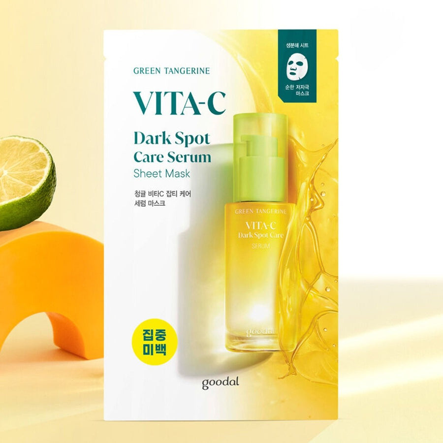 GOODAL Green Tangerine Vita C Dark Spot Care Serum Mask 5Pcs Health & Beauty oceanbuy beauty markham toronto free ship USA asian korean skincare