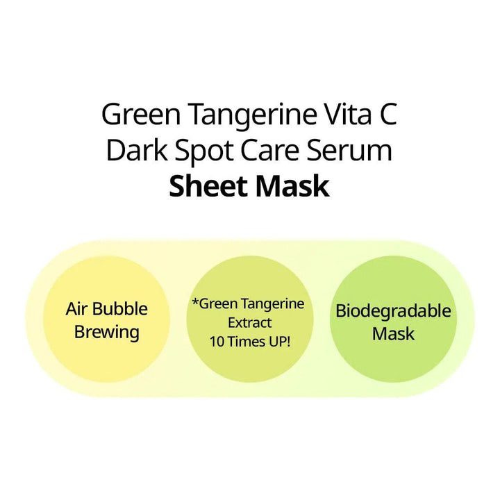 GOODAL Green Tangerine Vita C Dark Spot Care Serum Mask 5Pcs Health & Beauty oceanbuy beauty markham toronto free ship USA asian korean skincare