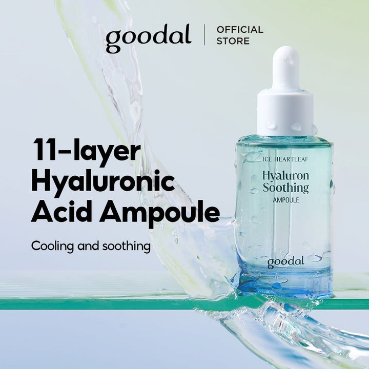 GOODAL Ice Heartleaf Hyaluron Soothing Ampoule 50ml Health & Beauty oceanbuy beauty markham toronto free ship USA asian korean skincare