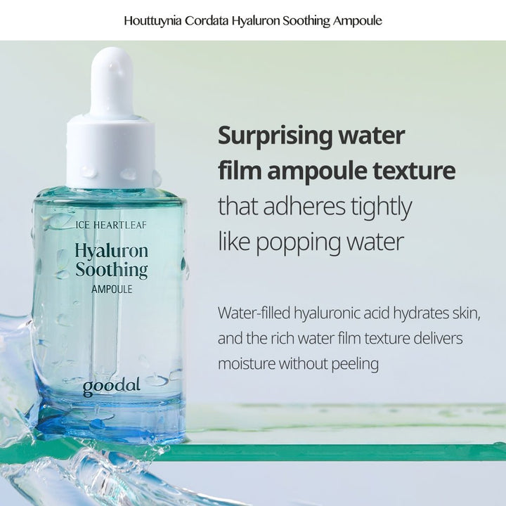 GOODAL Ice Heartleaf Hyaluron Soothing Ampoule 50ml Health & Beauty oceanbuy beauty markham toronto free ship USA asian korean skincare