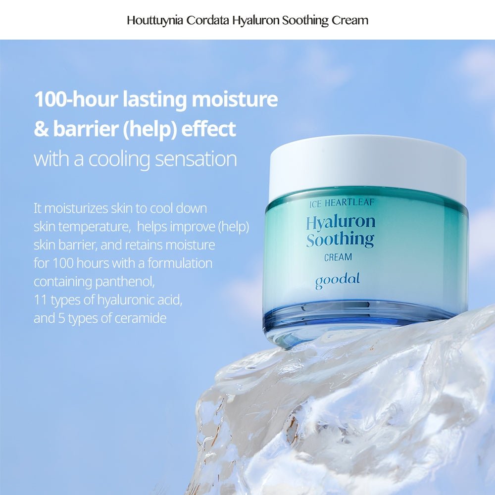 Goodal Ice Heartleaf Hyaluron Soothing Cream 75ml Health & Beauty oceanbuy beauty markham toronto free ship USA asian korean skincare