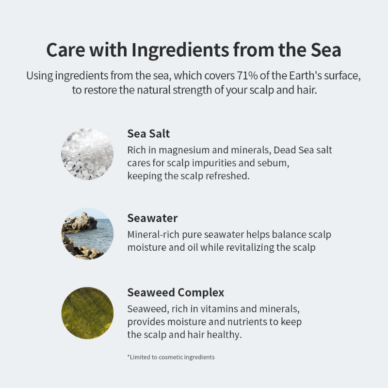 GROWUS Sea Salt Therapy Scalp Scaler 120g Hair 5