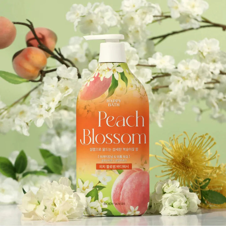 HAPPY BATH Body Wash Gentle Cleansing Hydrating Floral 900g