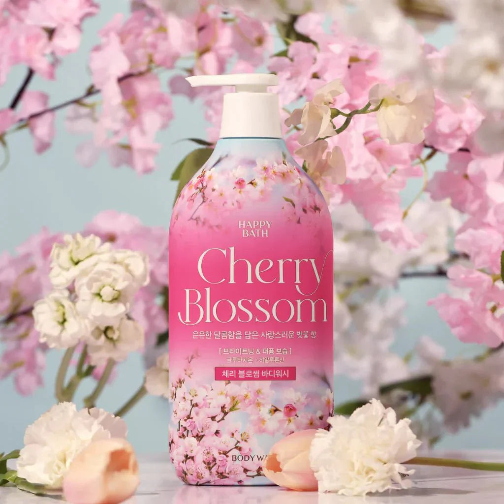 HAPPY BATH Body Wash Gentle Cleansing Hydrating Floral 900g