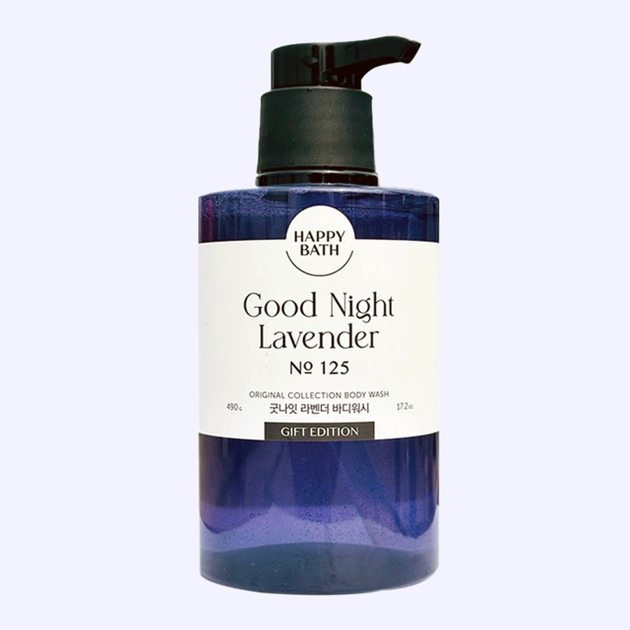 HAPPY BATH Original Collection Body Wash 490ml - No.125 Good Night Lavender Health & Beauty oceanbuy beauty markham toronto free ship USA asian korean skincare