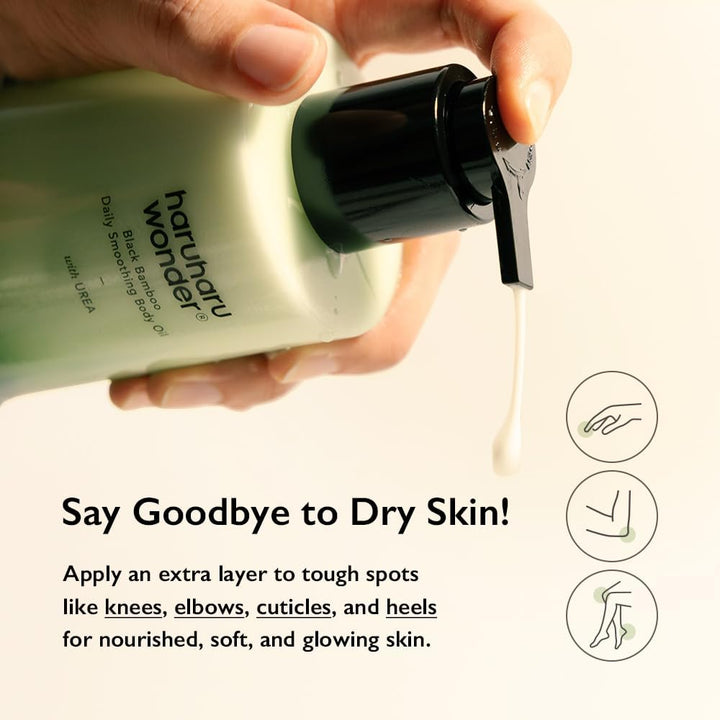 HARUHARU WONDER Black Bamboo Daily Smoothing Body Oil 200ml 4