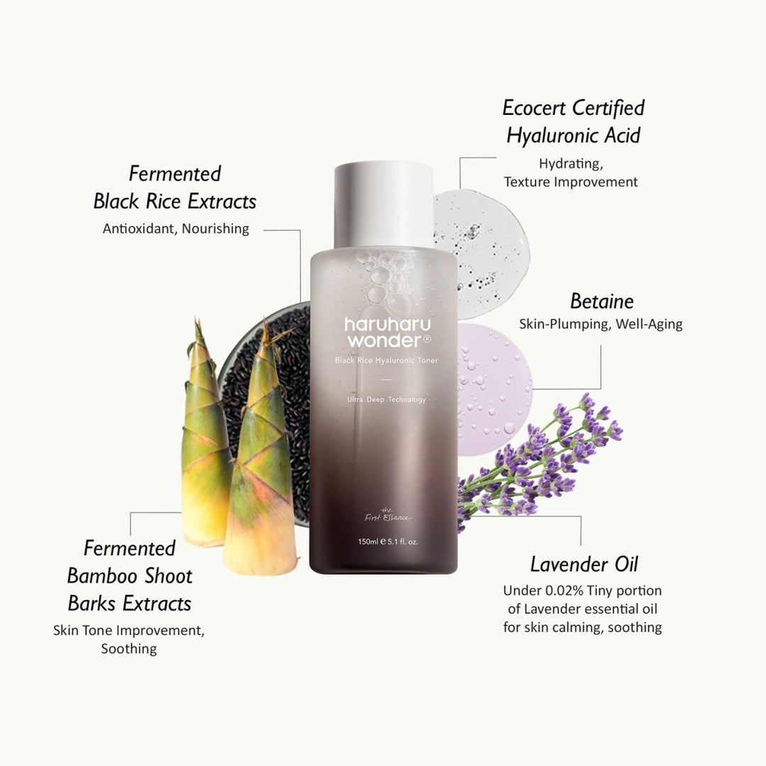 HARUHARU WONDER Black Rice Hyaluronic Toner Unscented 150ml Toner & Essence 5