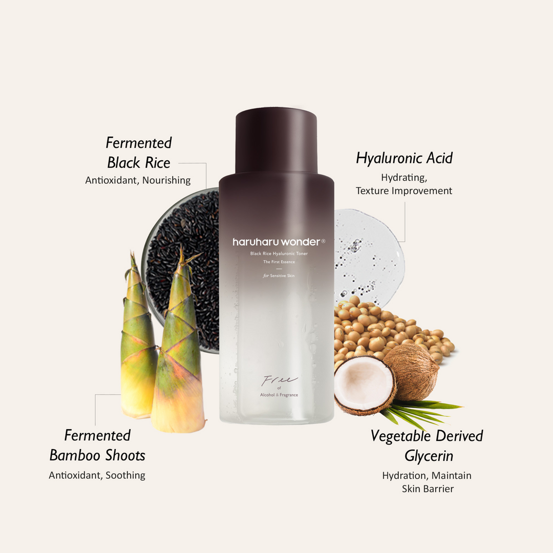 haruharu wonder Black Rice Hyaluronic Toner Fermented Black Rice Extract 300ml