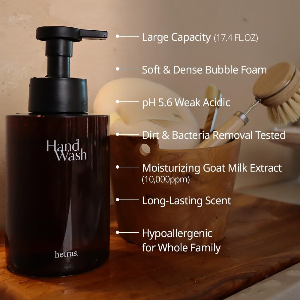 hetras Perfumed Bubble Hand Wash 515ml*2 - Flower Shop Health & Beauty