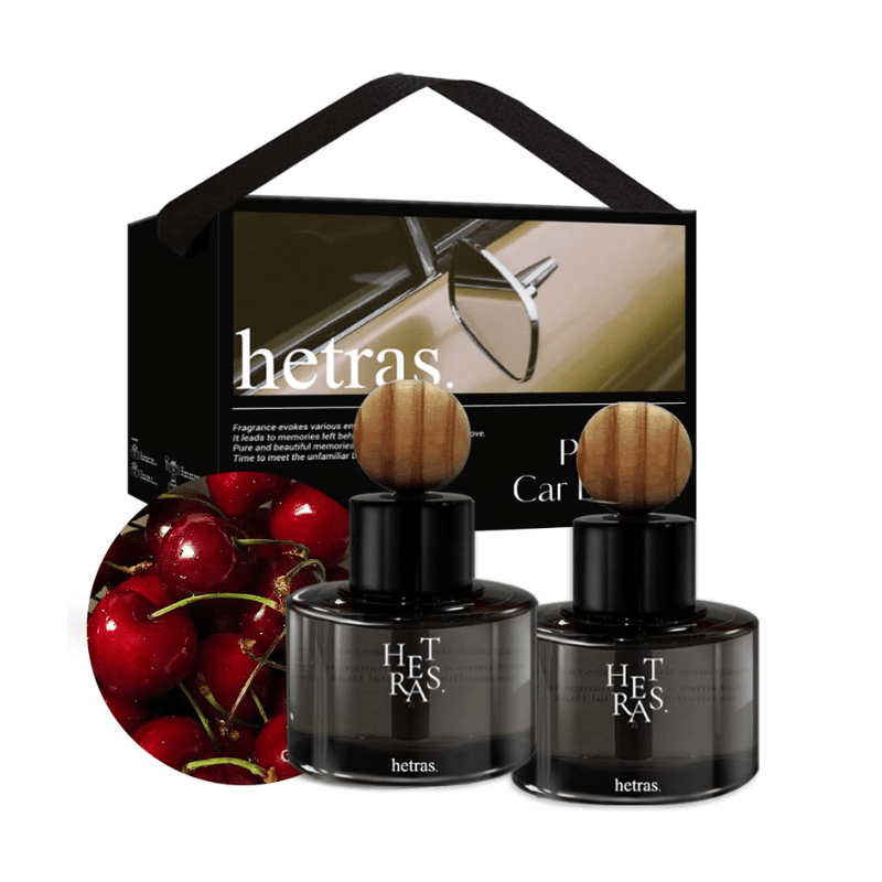 hetras Premium Car Diffuser Black Cherry 77ml x 2 Diffuser 1