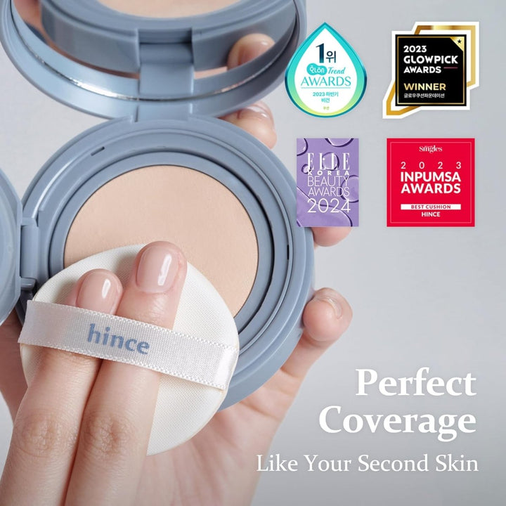 hince Second Skin Mesh Matte Cushion 12g - #23 Sand Health & Beauty oceanbuy beauty markham toronto free ship USA asian korean skincare