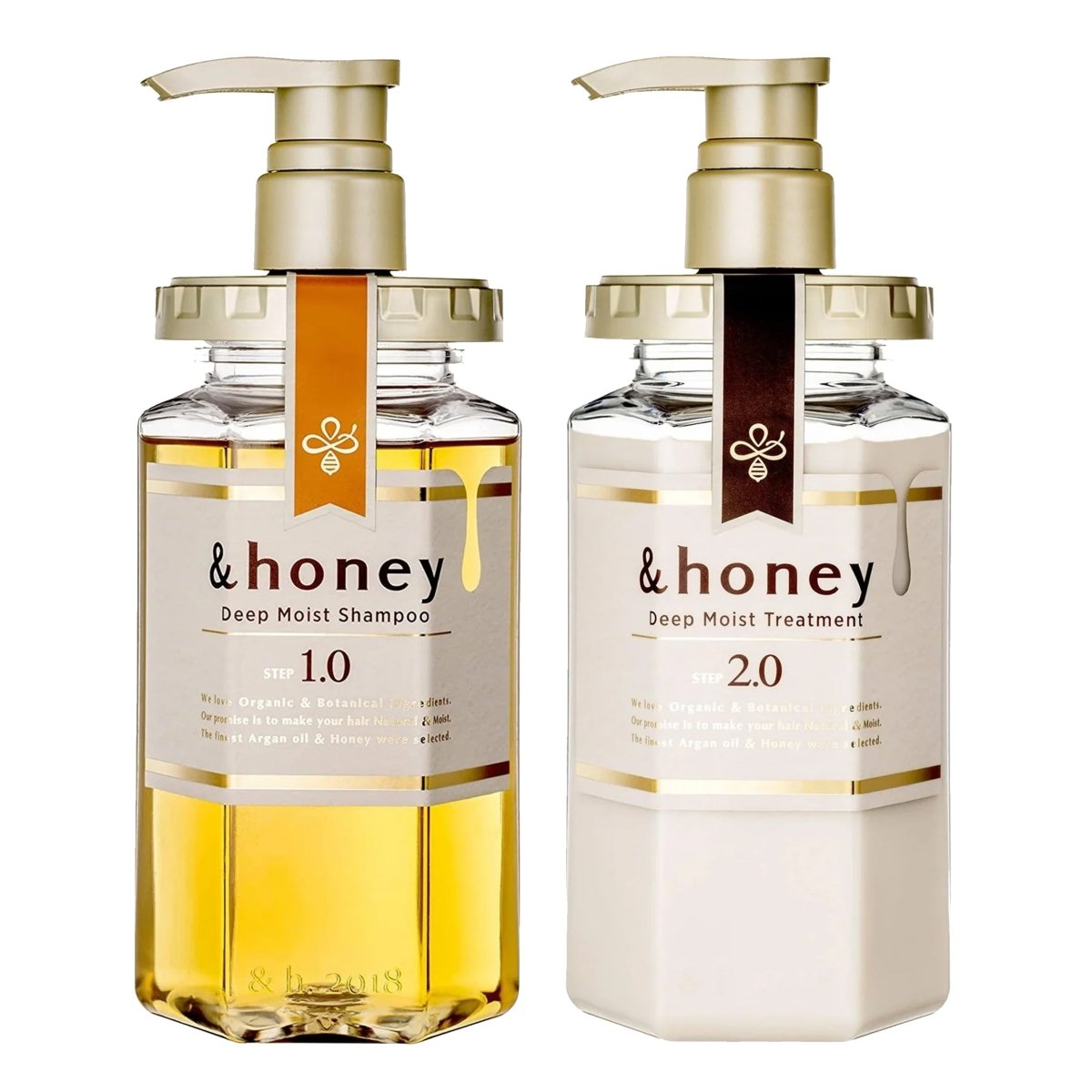 &HONEY Deep Moisture Hair Care Shampoo & Treatment Set