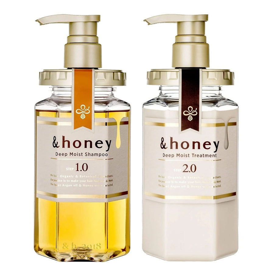 &HONEY Deep Moisture Hair Care Shampoo & Treatment Set Health & Beauty Kbeauty markham toronto free ship USA asian korean