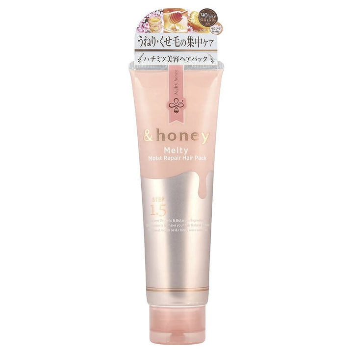 &HONEY Melty Moist Repair Hair Pack 1.5 130g - Oriental Rose Honey Fragrance Health & Beauty 1