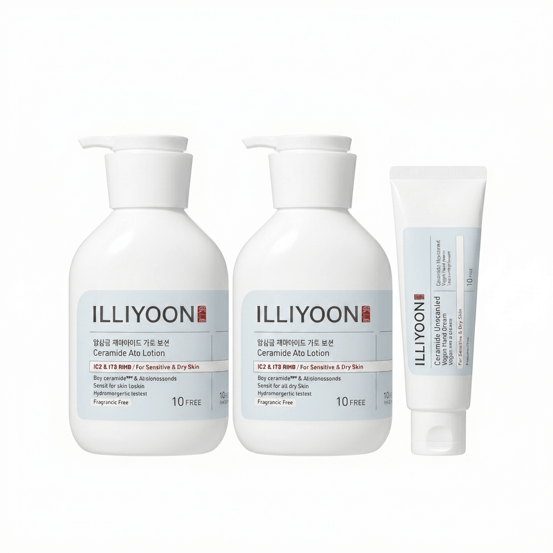 ILLIYOON Ceramide Ato Lotion & Hand Cream Set 1