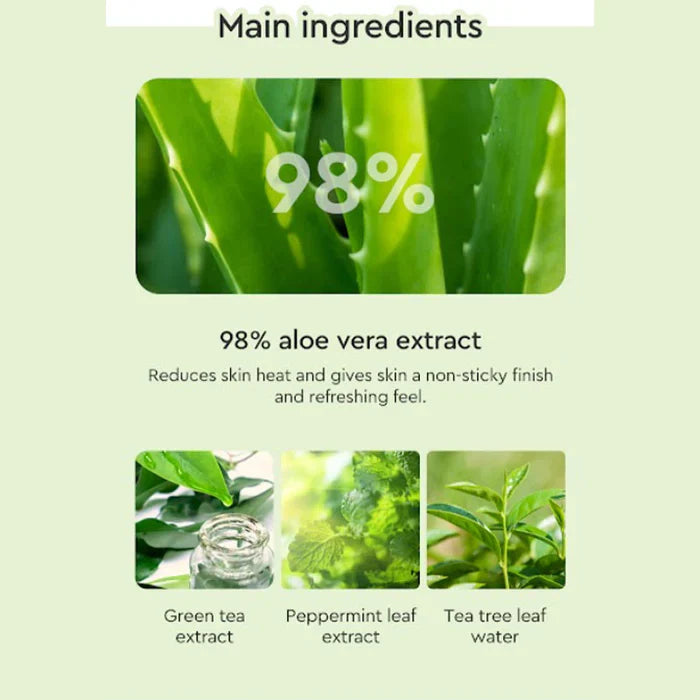 Dewytree Green Power 98% Aloe Soothing Gel 300ml new