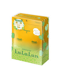 LULULUN Face Mask Hokkaido Melon 7 Sheets*5 Bags