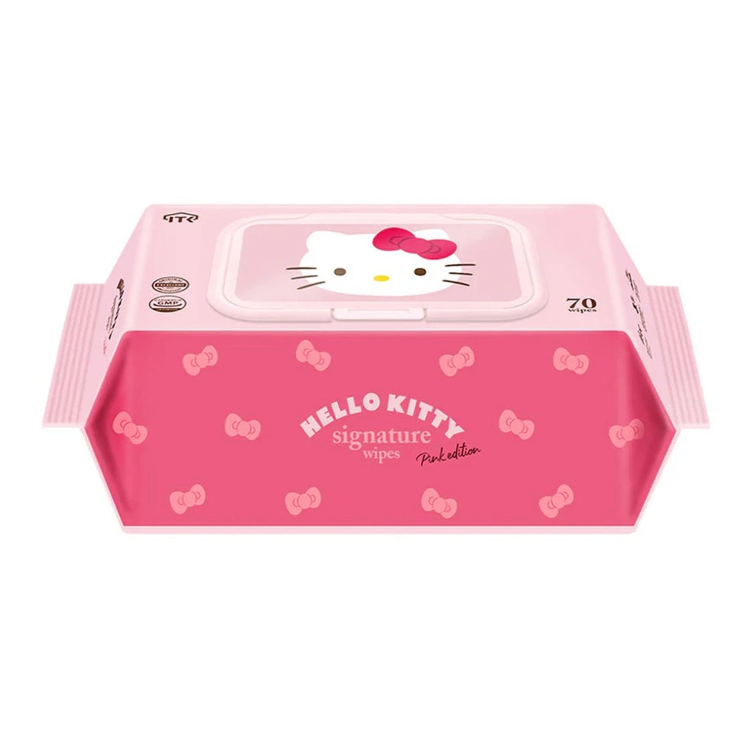 ITC Hello Kitty Signature Wet Wipes 70Pcs Health & Beauty oceanbuy beauty markham toronto free ship USA asian korean skincare