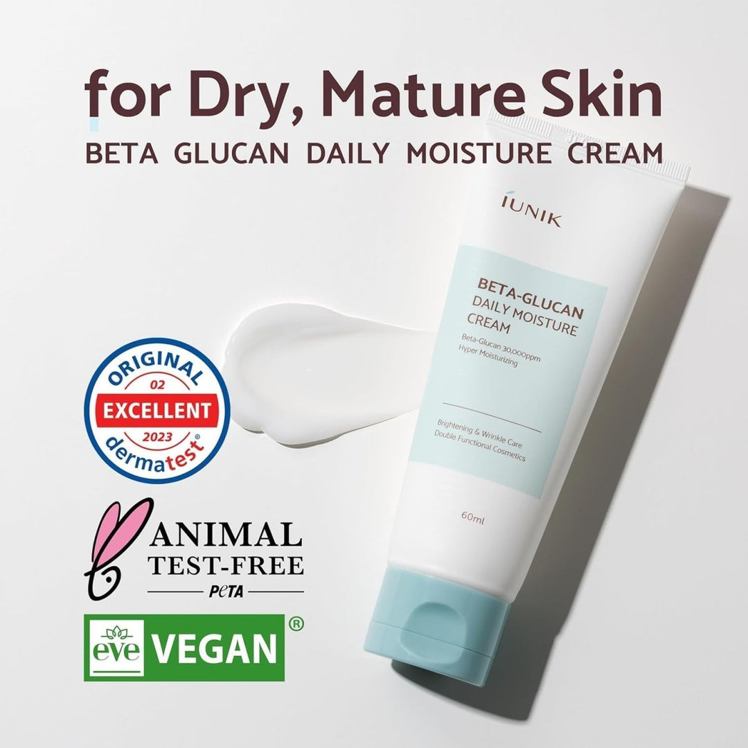 iUNIK Beta Glucan Daily Moisture Cream 60ml Health & Beauty
