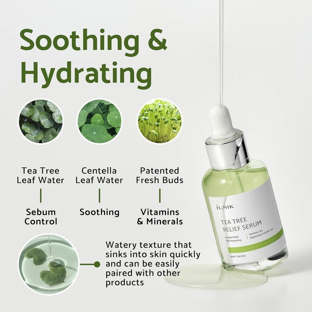 iUNIK Tea Tree Relief Serum 50 ml Health & Beauty