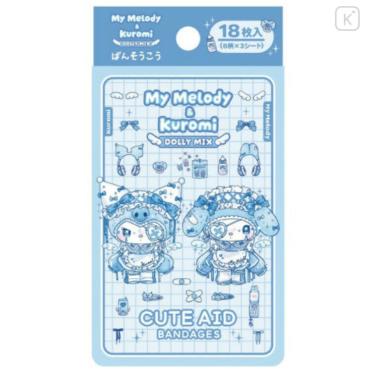 SANTAN My Melody & Kuromi Emergency Bandages 18Pcs