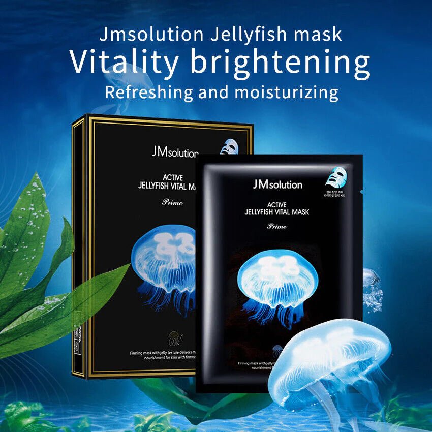 JM SOLUTION Active JellyFish Moisture Mask Nourishing Mask 10Pcs (2 Box) Health & Beauty oceanbuy.ca markham toronto free ship USA asian korean skincare