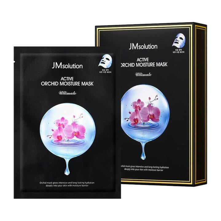 JM SOLUTION Active Orchid Moisture Mask Ultimate 10Pcs Health & Beauty oceanbuy.ca markham toronto free ship USA asian korean skincare