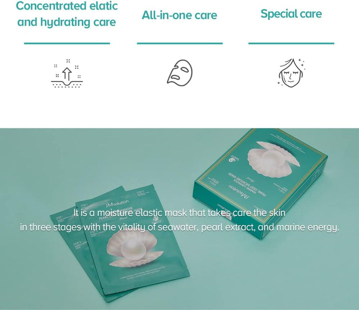 JM SOLUTION Marine Luminous Pearl Deep Moisture Mask 10Pcs Health & Beauty oceanbuy beauty markham toronto free ship USA asian korean skincare