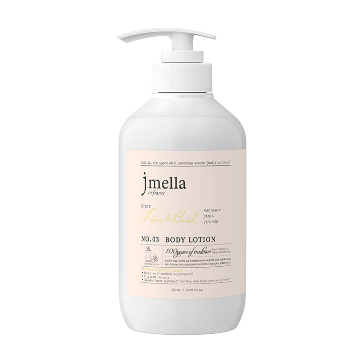 Jmella Lime Basil Body Lotion Moisturizing 500ml