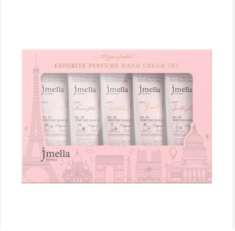 JMELLA In France Favorite Perfume Hand Cream Set (50ml x 5) Hand Cream 1
