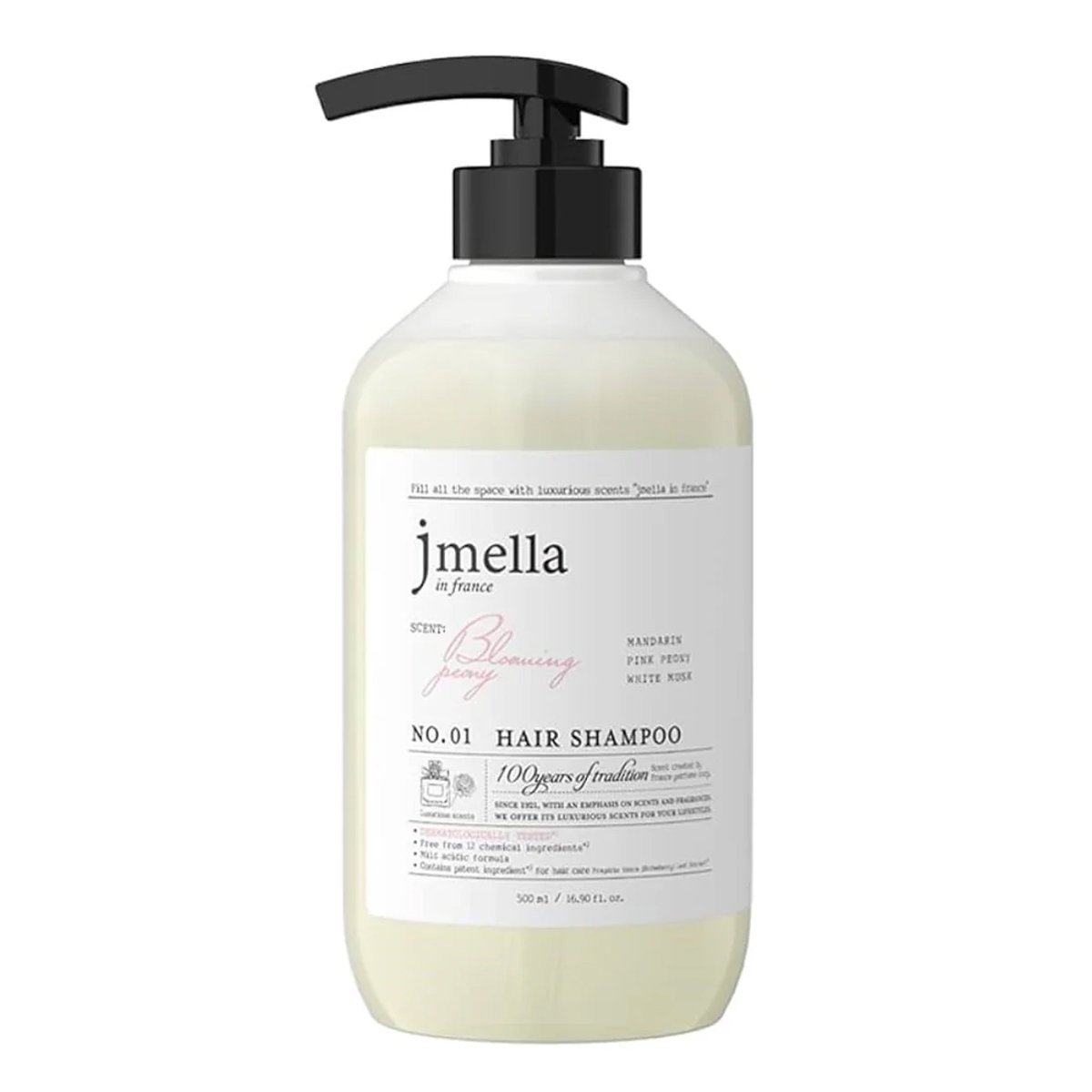 JMELLA In France No.01 Hair Shampoo 500ml - Blooming Peony