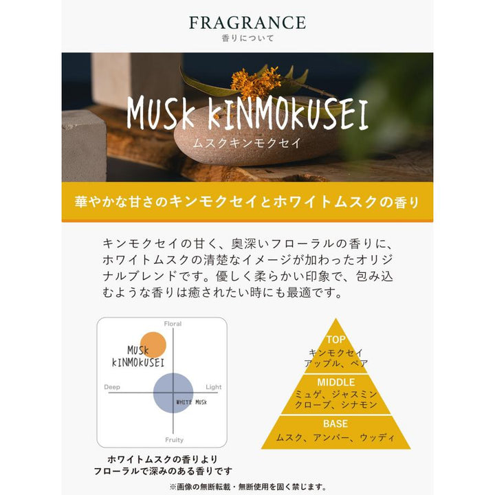 JOHN'S BLEND Fragrance Gel Can 85g - Musk Kinmokusei Health & Beauty oceanbuy beauty markham toronto free ship USA asian korean skincare