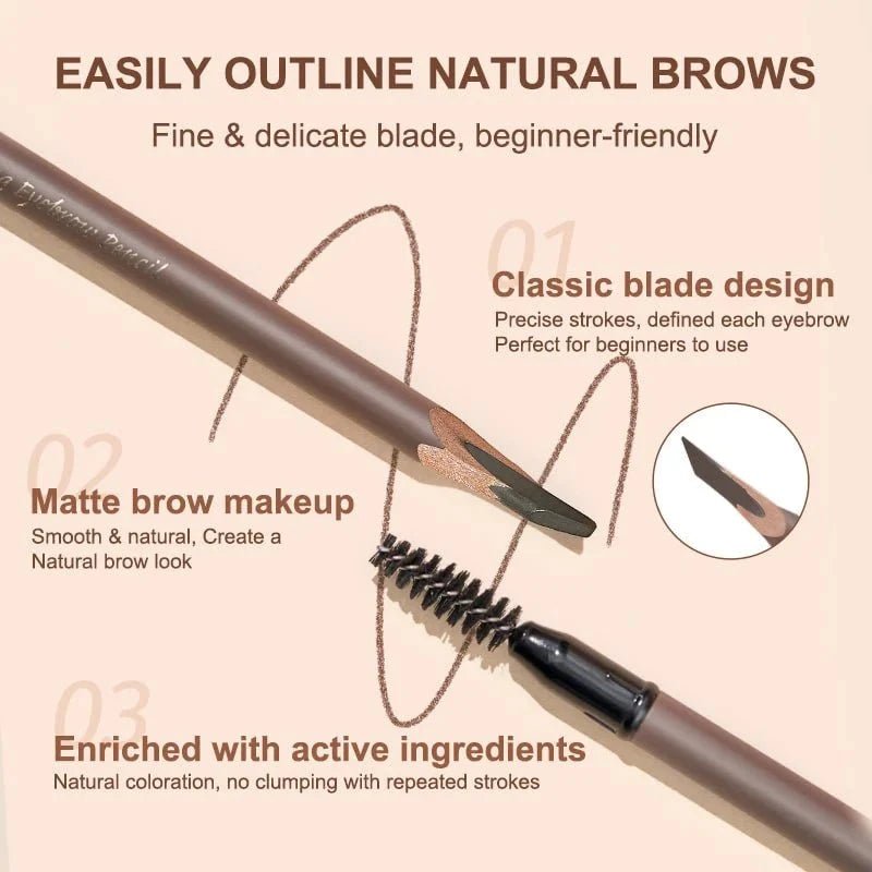 JUDYDOLL Shaping Eyebrow Pencil Precision Shaping 1per package Eyebrow Pencil & Powder 4