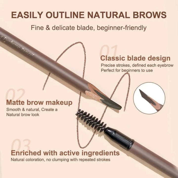 JUDYDOLL Shaping Eyebrow Pencil Precision Shaping 1per package Eyebrow Pencil & Powder 4